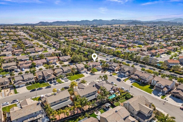28829 Golden Dawn Dr, Menifee, CA 92584 - bird's eye view featuring a residential view and a mountain view