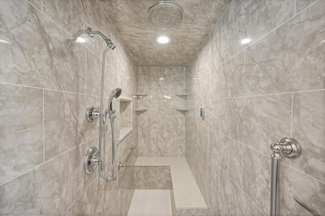 28829 Golden Dawn Dr, Menifee, CA 92584 - interior details with tiled shower