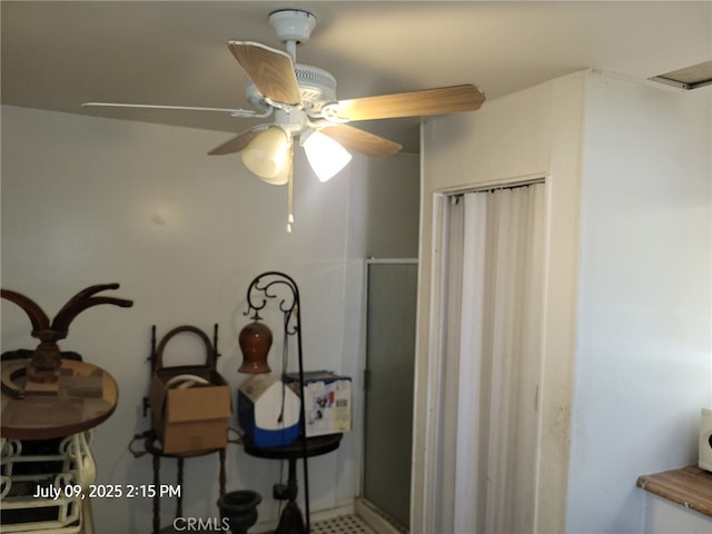 18340 Delicious St, Adelanto, CA 92301 - dining space with a ceiling fan