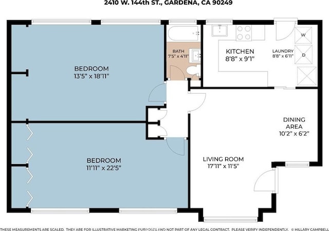 view of layout