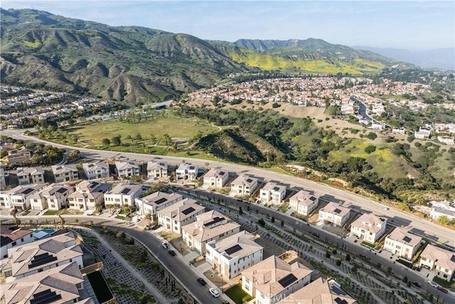 11818 N Hillsborough Ln, Porter Ranch, CA 91326 - view of property location featuring a mountainous background and nearby suburban area