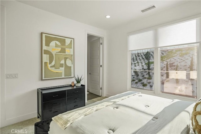 11818 N Hillsborough Ln, Porter Ranch, CA 91326 - carpeted bedroom with baseboards and recessed lighting