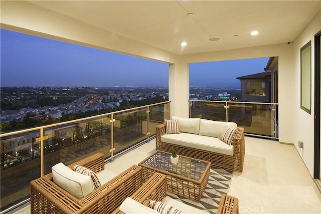 11818 N Hillsborough Ln, Porter Ranch, CA 91326 - balcony with an outdoor hangout area