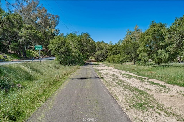 view of road