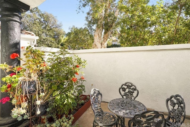 view of patio