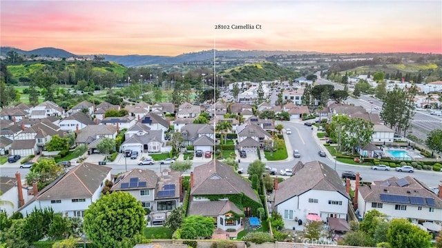 28102 Camellia Ct, Laguna Niguel, CA 92677 - birds eye view of property with a residential view and a mountain view