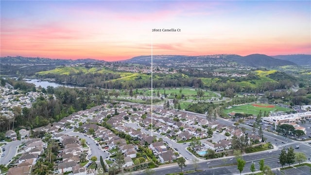 28102 Camellia Ct, Laguna Niguel, CA 92677 - birds eye view of property featuring a water and mountain view