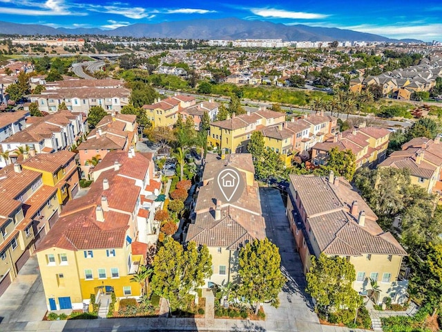 1295 Blue Jean Way Unit 2, Chula Vista, CA 91913 - birds eye view of property with a residential view and a mountain view