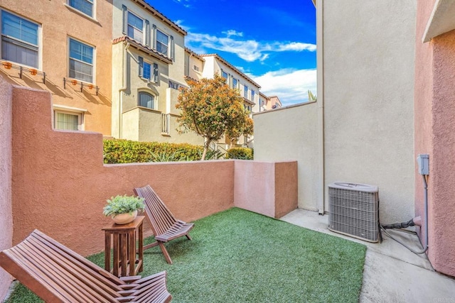 1295 Blue Jean Way Unit 2, Chula Vista, CA 91913 - exterior space with central AC and fence