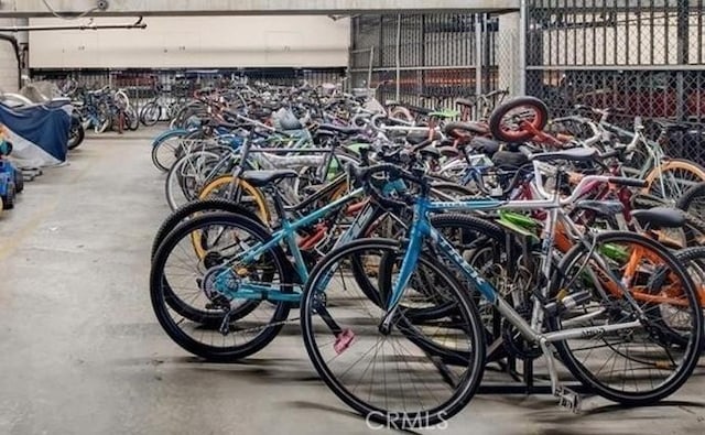 garage featuring bike storage