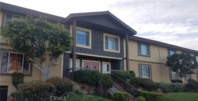 view of front of property with stucco siding