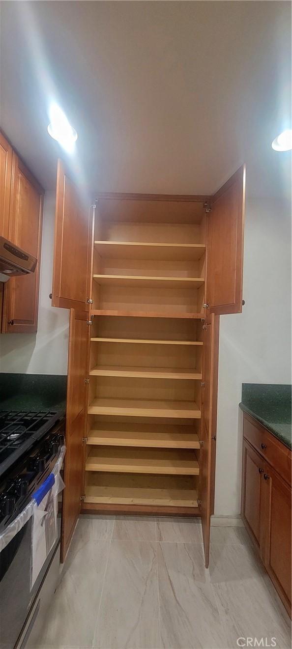 view of pantry