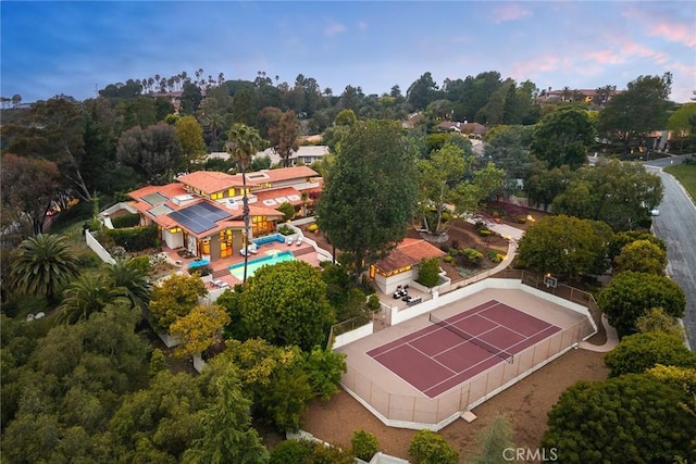 drone / aerial view