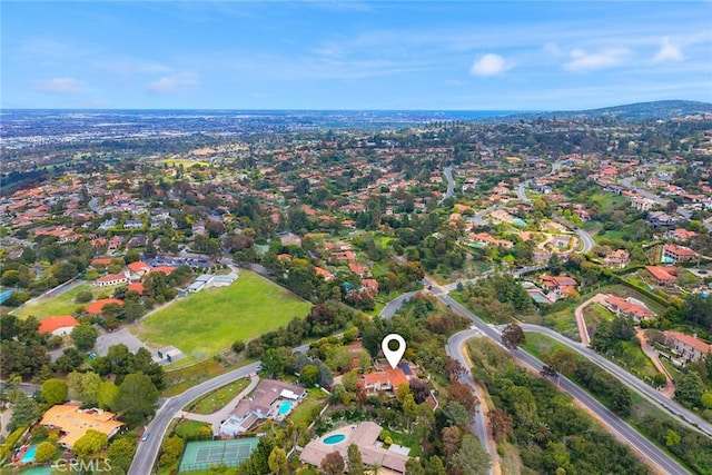 drone / aerial view