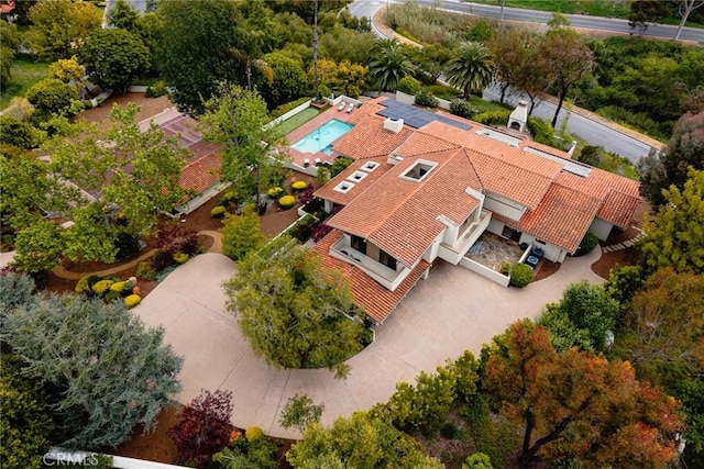 aerial view