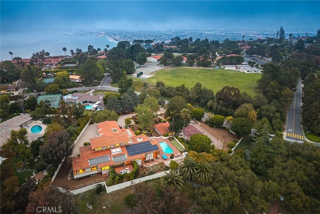 drone / aerial view