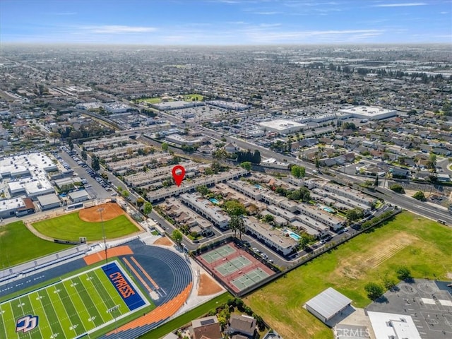 drone / aerial view