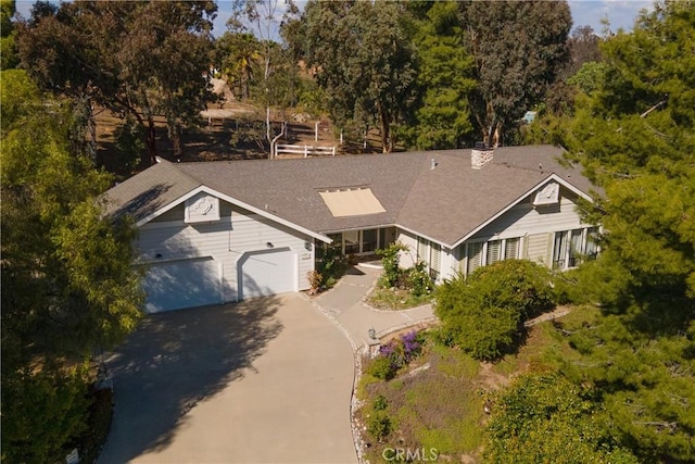 37450 Downey Rd, Temecula, CA 92592 - view of subject property with a tree filled landscape