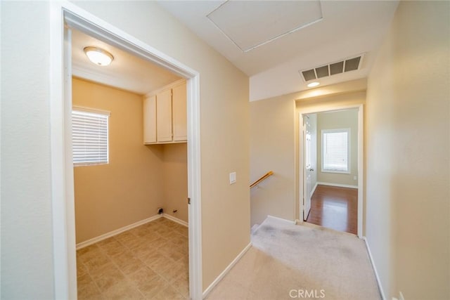32674 Clearvail Dr, Temecula, CA 92592 - laundry area with baseboards and cabinet space