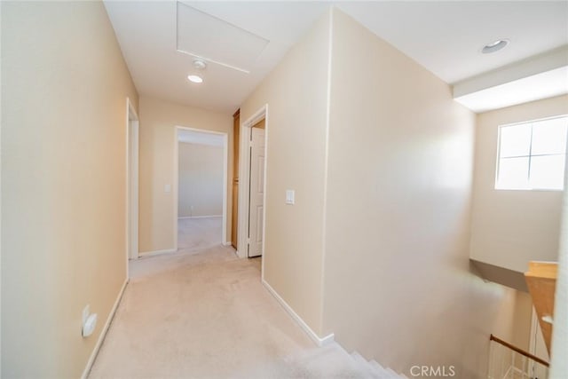 32674 Clearvail Dr, Temecula, CA 92592 - hall featuring light carpet and baseboards