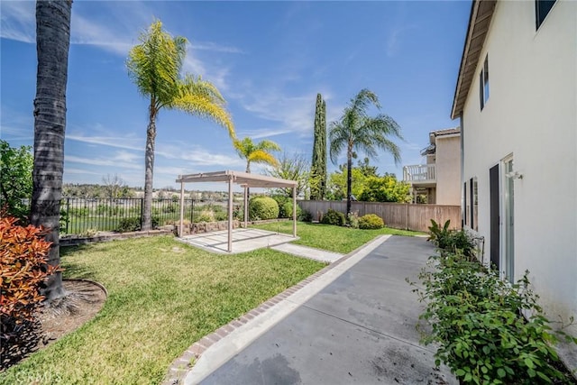 32674 Clearvail Dr, Temecula, CA 92592 - view of yard featuring a patio area and a pergola