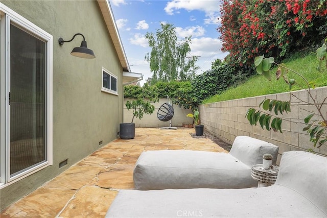 8163 Billowvista Dr, Playa Del Rey, CA 90293 - view of patio featuring a fenced backyard