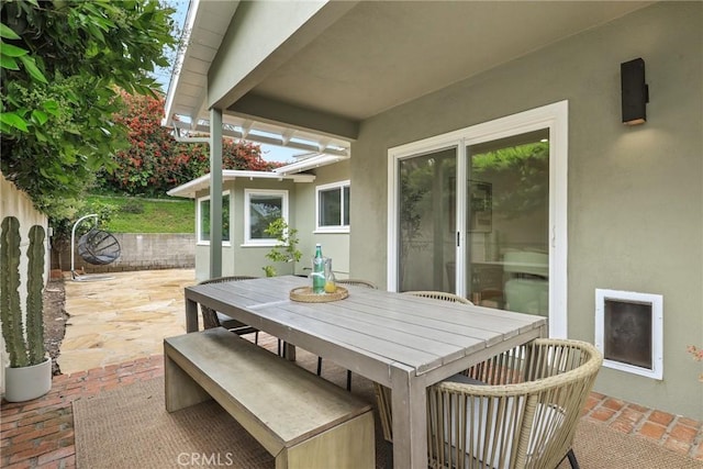 8163 Billowvista Dr, Playa Del Rey, CA 90293 - view of patio / terrace featuring outdoor dining area and fence