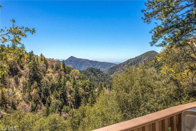 6377 Sugar Pines Cir, Angelus Oaks, CA 92305 - view of mountain background featuring a forest