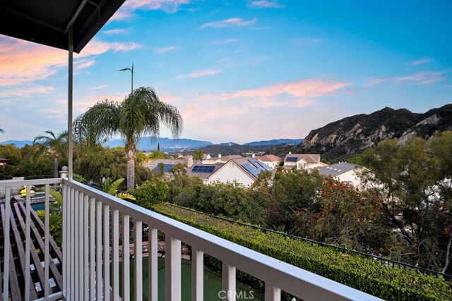 26238 Beecher Ln, Stevenson Ranch, CA 91381 - balcony with a mountain view