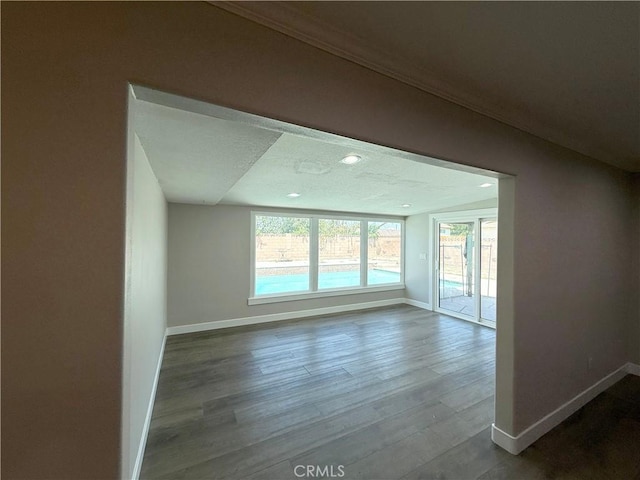 1613 Kane Ave, Simi Valley, CA 93065 - unfurnished room with wood finished floors and recessed lighting