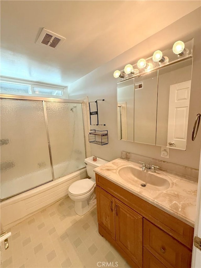 1613 Kane Ave, Simi Valley, CA 93065 - full bathroom with vanity and bath / shower combo with glass door