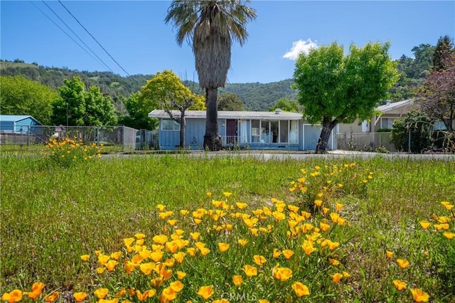 6828 Frontage Rd, Lucerne, CA 95458 - view of front of property featuring fence