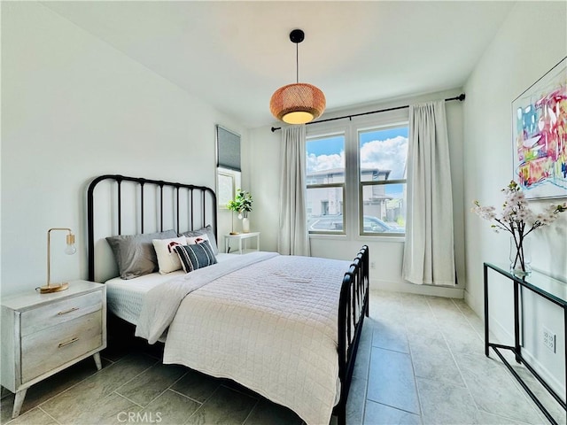 view of tiled bedroom