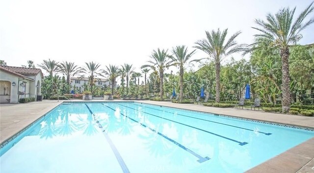 view of pool