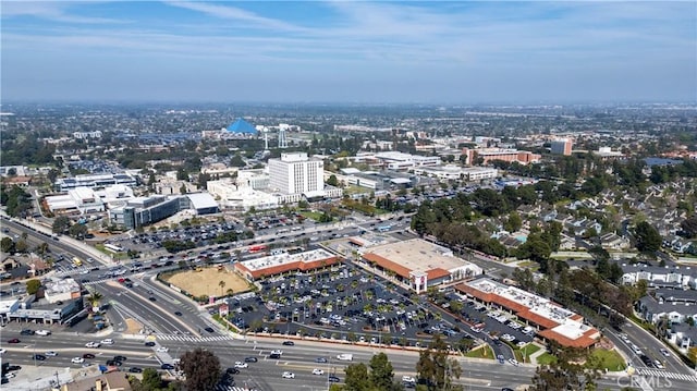 drone / aerial view featuring a view of city