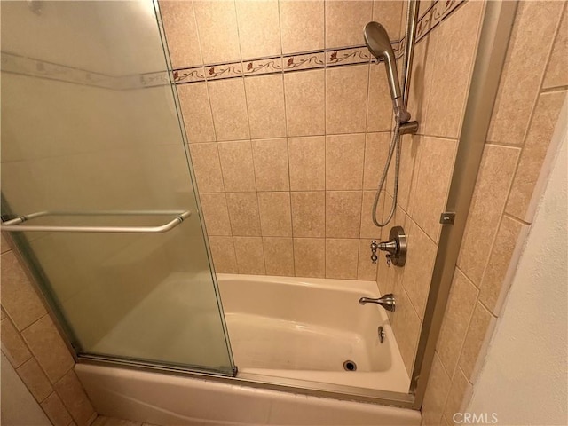 full bathroom featuring enclosed tub / shower combo