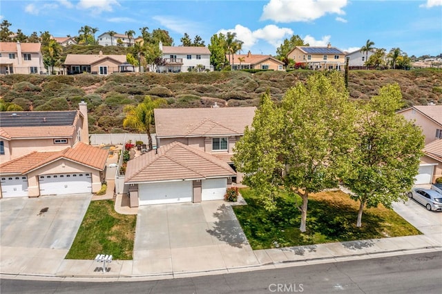 birds eye view of property featuring a residential view