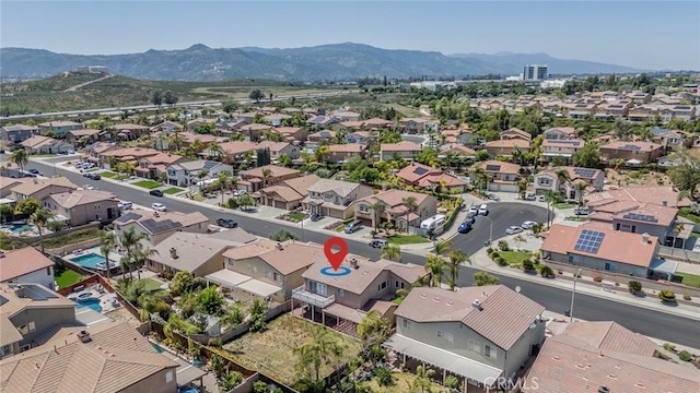 41044 Oak Creek Rd, Murrieta, CA 92562 - aerial view of residential area featuring a mountainous background