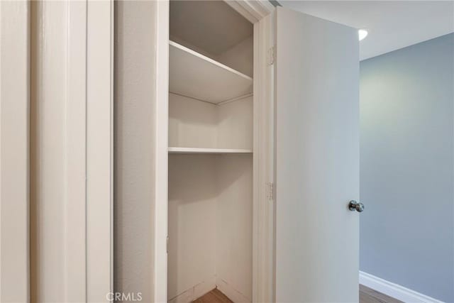view of closet