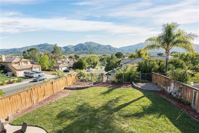 45077 Corte Bravo, Temecula, CA 92592 - view of yard with a mountain view and a residential view