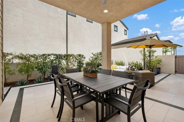 297 Sawbuck, Irvine, CA 92618 - view of patio featuring outdoor dining area