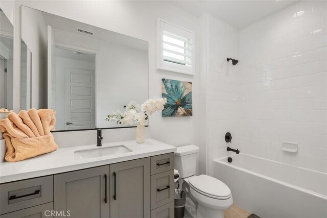 297 Sawbuck, Irvine, CA 92618 - full bath with vanity, toilet, and tub / shower combination