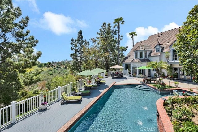 10302 Broadview Pl, North Tustin, CA 92705 - pool featuring a patio