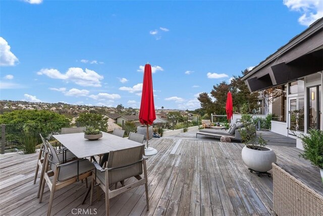14 Woodsong Dr, Laguna Niguel, CA 92677 - wooden deck featuring outdoor dining area