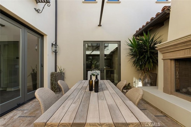 101 Via Artemesia, San Clemente, CA 92672 - view of patio / terrace with french doors and outdoor dining area