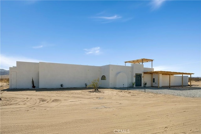 63973 Gold Nugget Rd, Joshua Tree, CA 92252 - view of front of property featuring stucco siding