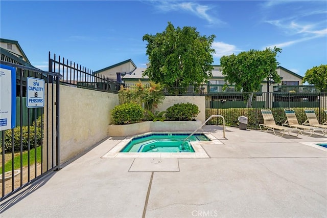 12812 Timber Rd Unit 22, Garden Grove, CA 92840 - view of pool featuring a hot tub