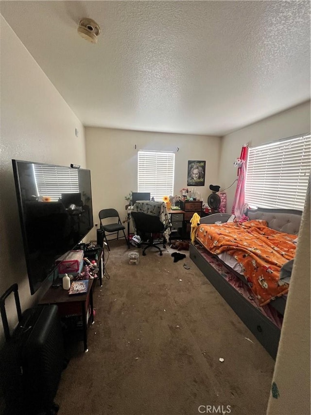 938 Sparrow Way, Perris, CA 92571 - carpeted bedroom with a textured ceiling