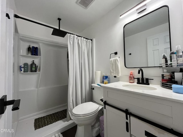 16041 Jersey St, Granada Hills, CA 91344 - full bath featuring vanity, a shower with shower curtain, and toilet