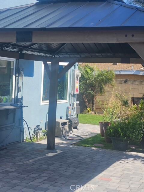 view of patio / terrace with fence